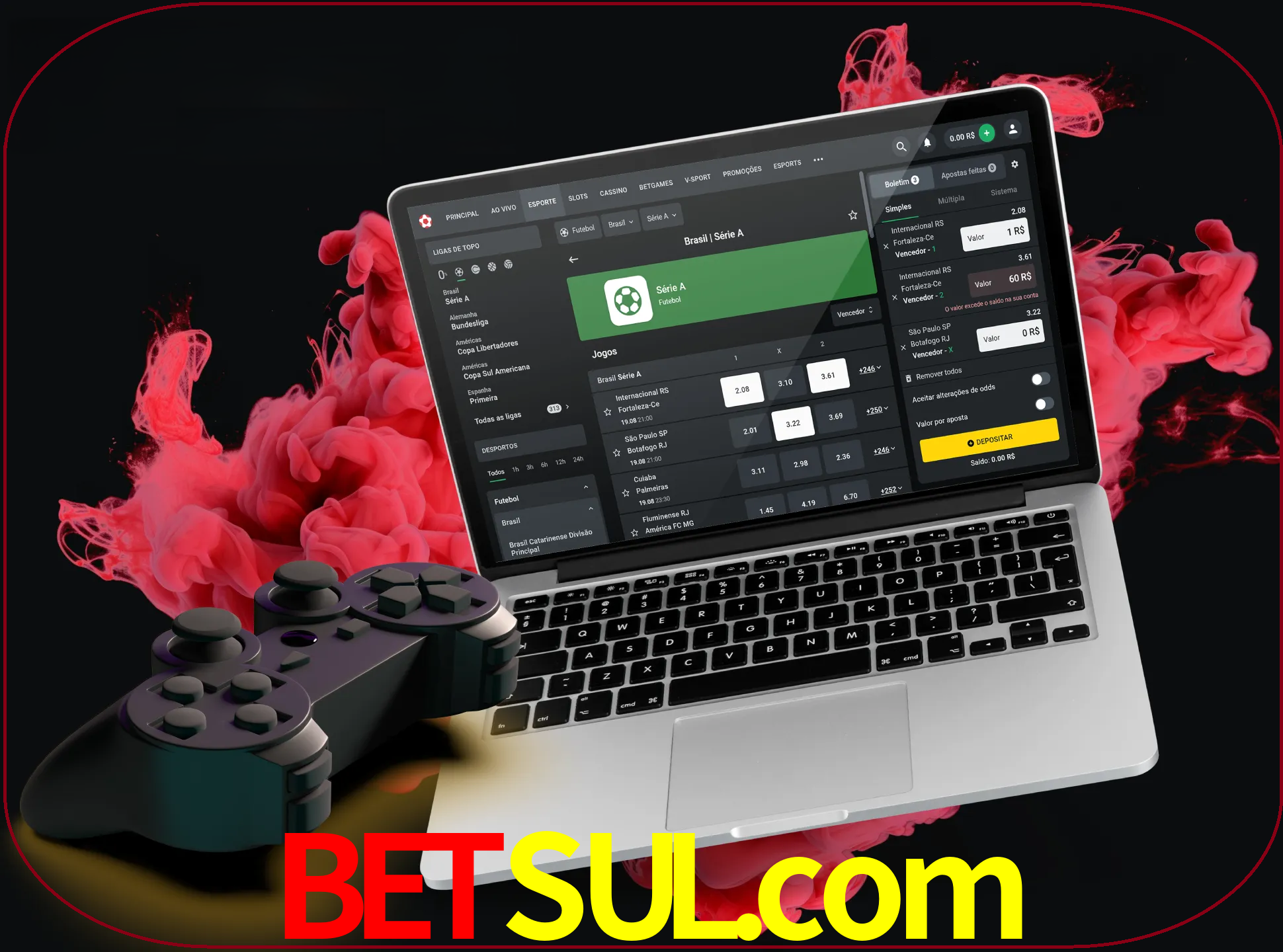 Visite a secção especial de jogos de vídeo em betsul para descobrir em que jogos pode apostar e ganhar muito dinheiro.