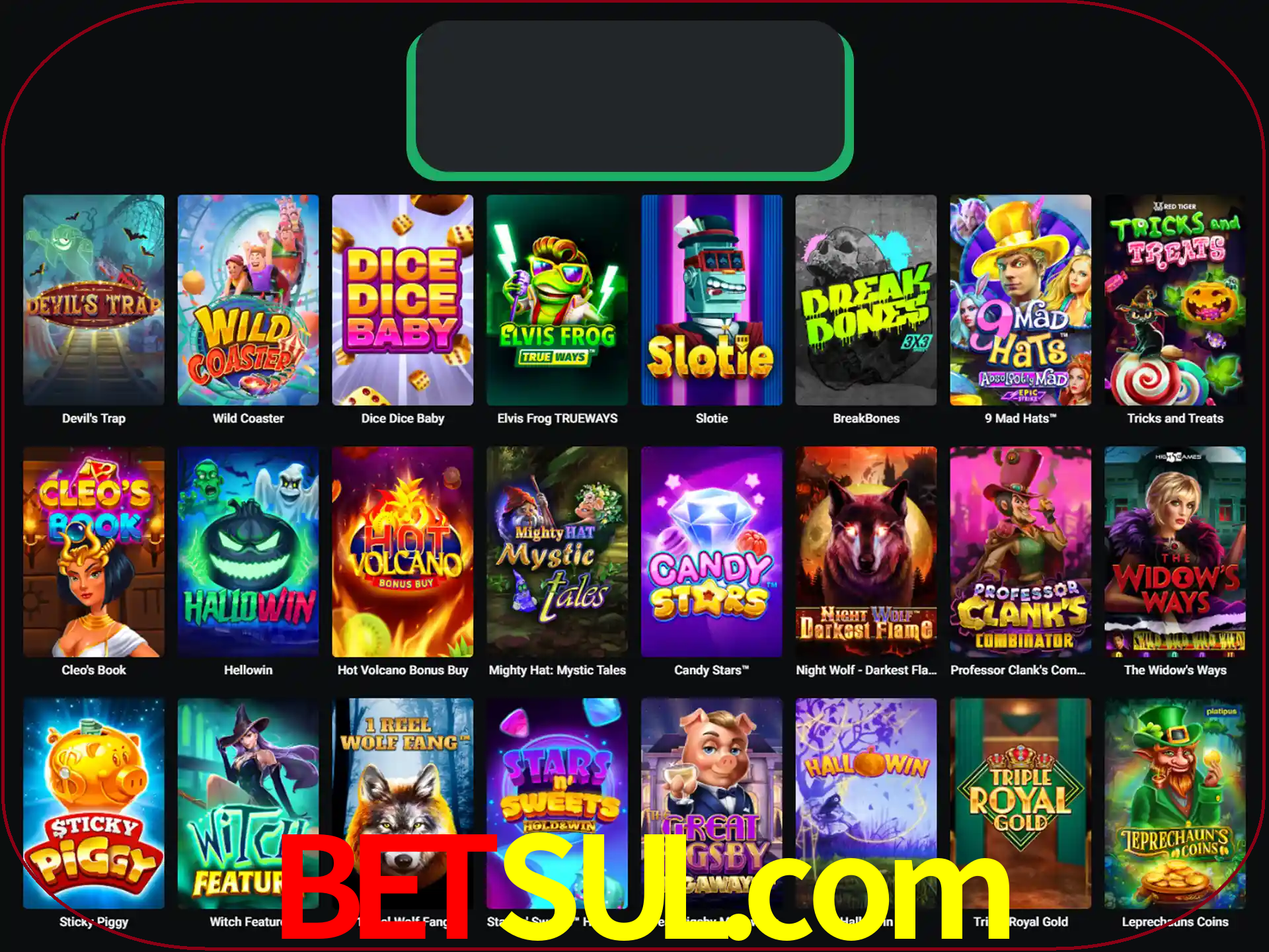 Procure por seus amados jogos de slot.
